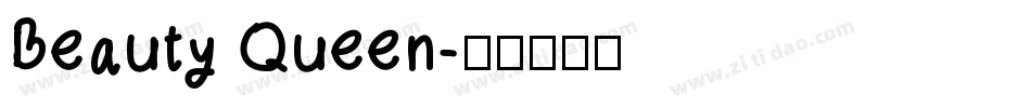 Beauty Queen字体转换